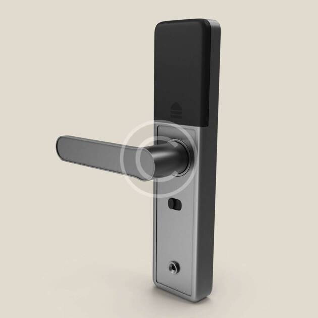 Steel door handle
